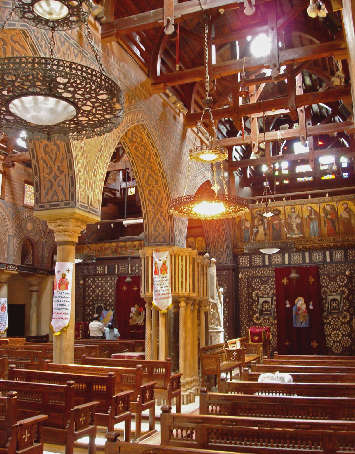 The Hanging Church al-Muallaqa interior Old Cairo Coptic Christian 11th - photo 19