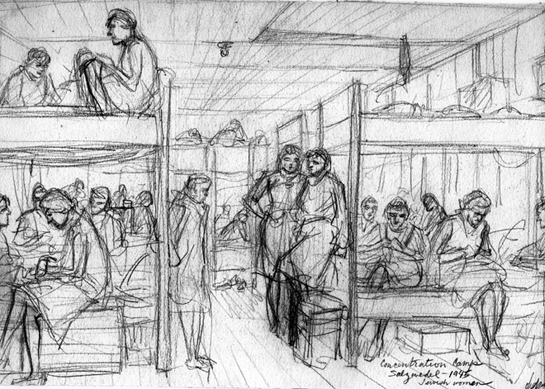 Jewish women prisoners in one of the barracks at the Salzwedel concentration - photo 4