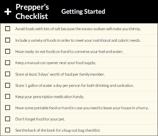 These basic points will help you start building your emergency food supply The - photo 2