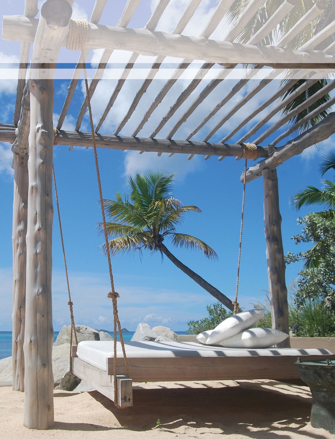 Beach bed on Virgin Gorda in the British Virgin Islands KAREN SCHALER - photo 3