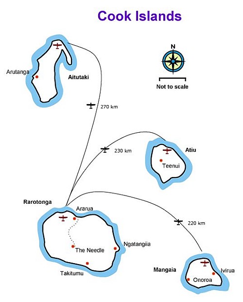 THE COOK ISLANDS The Cook Islands named after the British Captain who seems to - photo 2