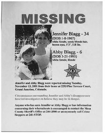 On November 13 2001 Mike Blagg reported Jennifer and Abby missing from their - photo 5