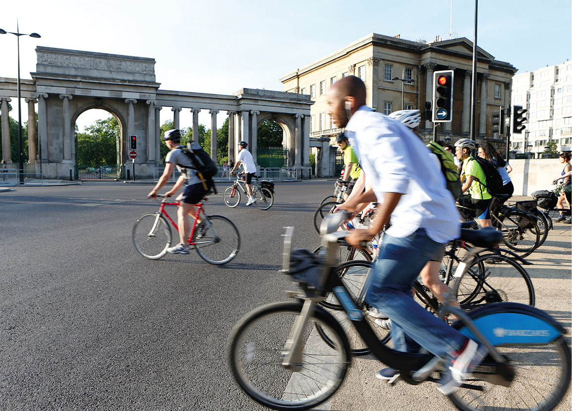 Cycling at Hyde Park Corner Lydia EvansApa Publications Crossing the - photo 14