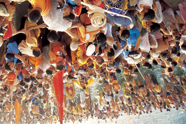 ABOVE Crowds of people at the Maha Kumbh Mela Ujjain The Heartland of - photo 5