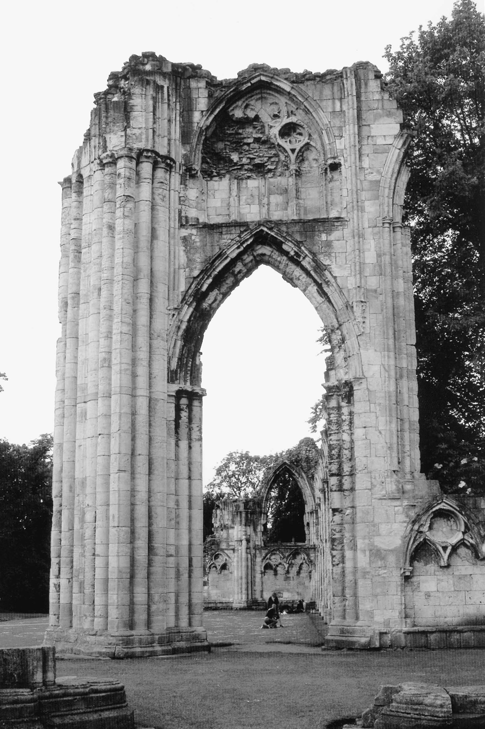 The ruins of St Marys Abbey The Author This plain stone marks the site of - photo 3