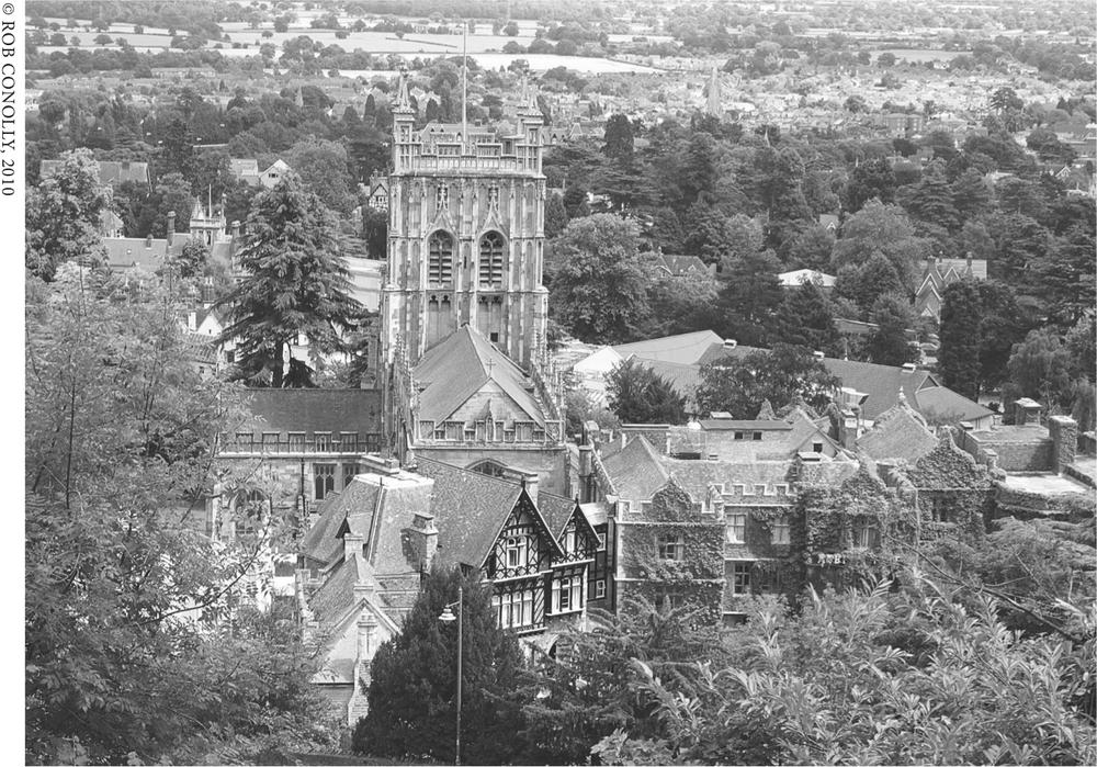 Overlooking St Marys Priory Church and the town of Great Malvern Malvern - photo 5