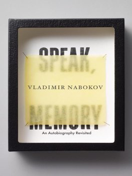 Vladimir Nabokov Speak, Memory