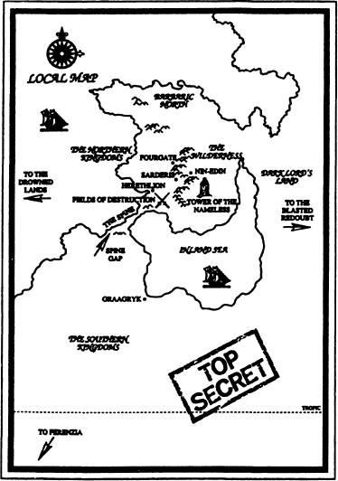 World Map Western Hemisphere A NOTE ON ORCISH PRONOUNCIATION A linguistic - photo 1