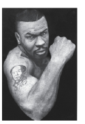 Boxer Mike Tyson as created by convicted armed robber and escapee Brenden - photo 17