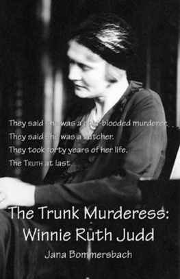 Jana Bommersbach - The Trunk Murderess