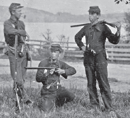 Civil War troops armed with muskets and shotguns Library of Congress It was - photo 4