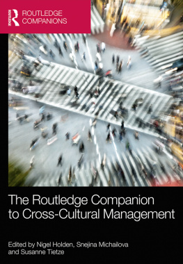 Nigel Holden - The Routledge Companion to Cross-Cultural Management