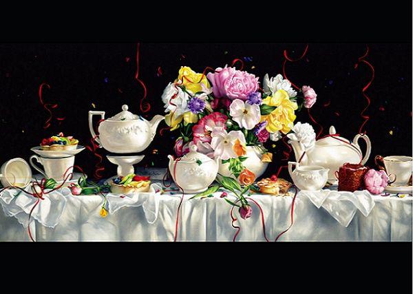 A Proper Time for Tea 24 68 61cm 173cm Oil on canvas About the Author - photo 4