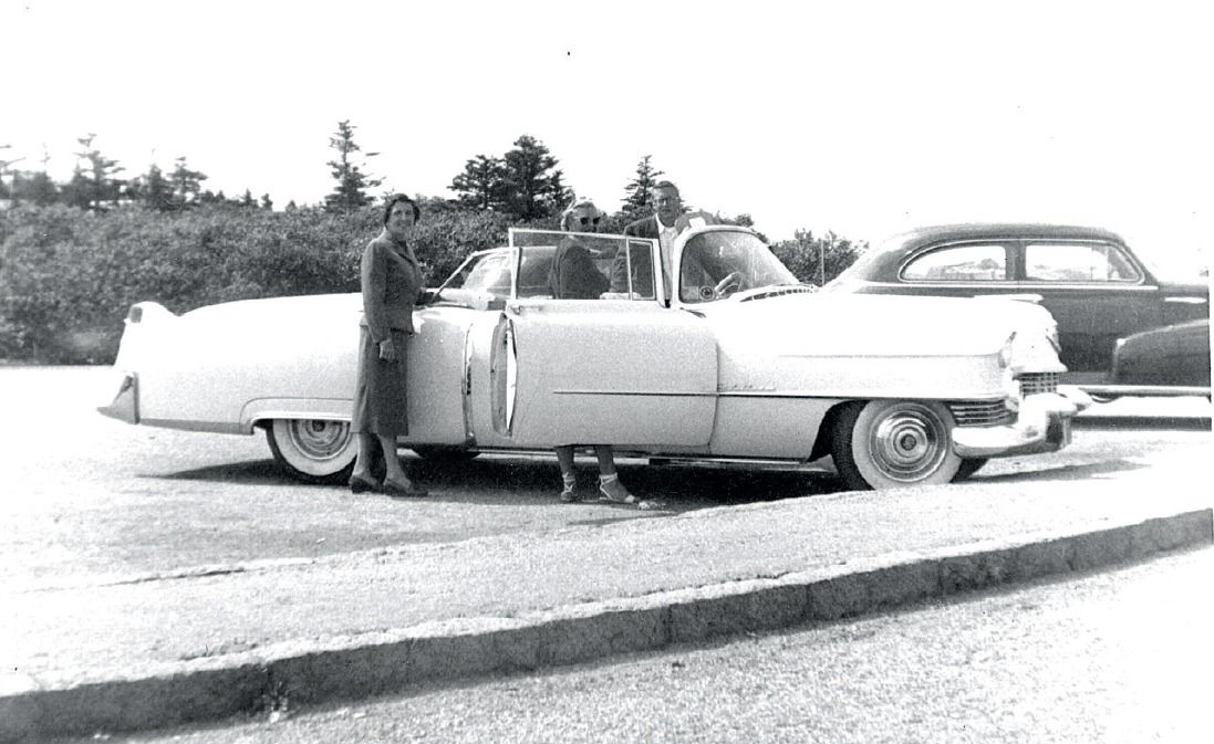 Mothers Cadillac 1957 Lois with new baby 1957 OCTOBER 19 1957 - photo 5