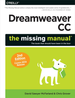 David Sawyer McFarland - Dreamweaver CC: The Missing Manual: Covers 2014 release
