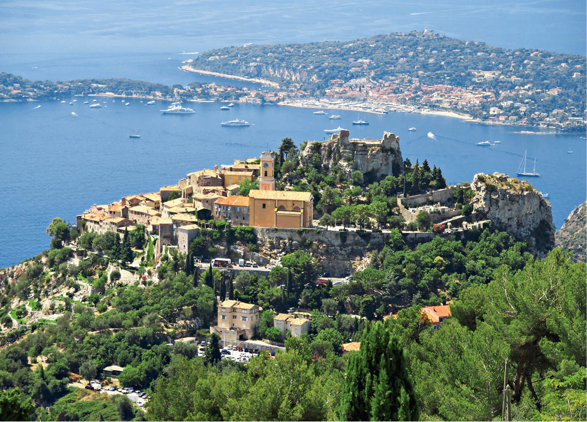 The hill town of ze with Cap Ferrat in the distance Fotolia Geography and - photo 14