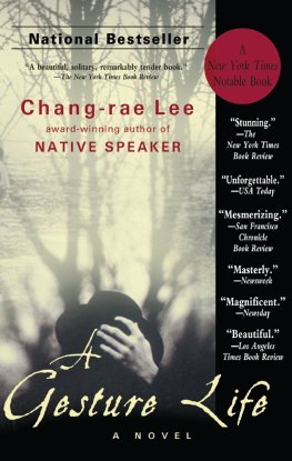 Chang-Rae Lee A Gesture Life