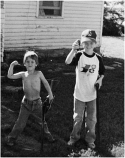 Young hunters and their prey My brother left is still one of my best - photo 2