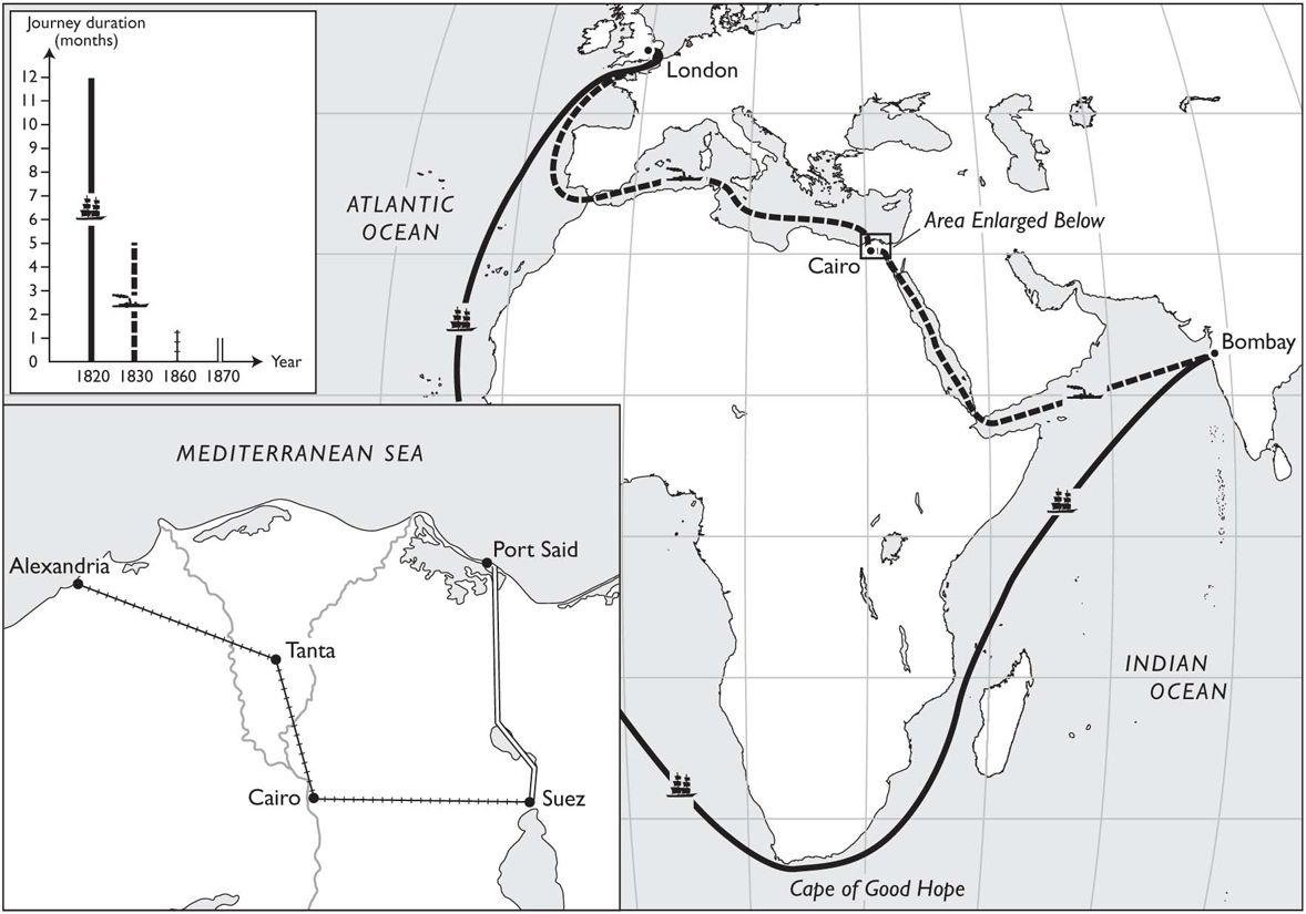 MAP 1 Routes of the British India traffic MAP 2 Cairo c 1930 Adapted - photo 2