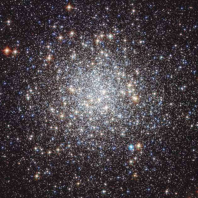 The dazzling globular star cluster Messier 9 or simply M9 contains hordes of - photo 1