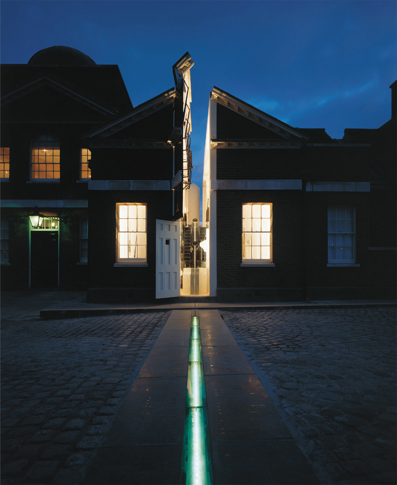 Prime Meridian line at Royal Greenwich Observatory near London Sundial in - photo 4