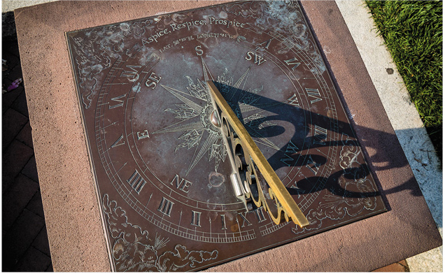 Sundial in the Smithsonians Enid Haupt Garden made by William David Todd for - photo 5