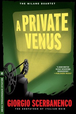 Giorgio Scerbanenco A Private Venus