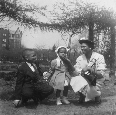 My brother Marc me and Mom at Easter in Weequahic Park For the two years - photo 5