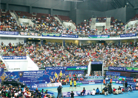 Fig 2 In Asia Badminton tournaments are attended by thousands of spectators - photo 5