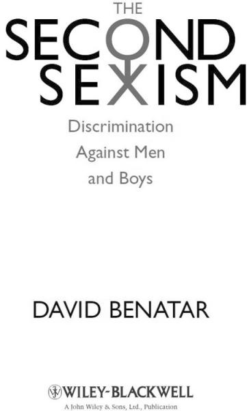 Preface Sexism negatively affects not only women and girls but also men and - photo 1