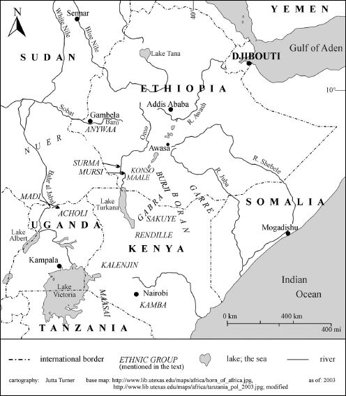 Figure 11 Map of north-east Africa with some of the principal ethnic groups - photo 2