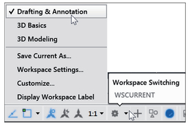 The Workspace Switching popup menu The command palette when dragged from its - photo 6