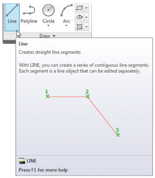 The extended tooltip appearing with a click on the Line tool icon The tooltip - photo 8