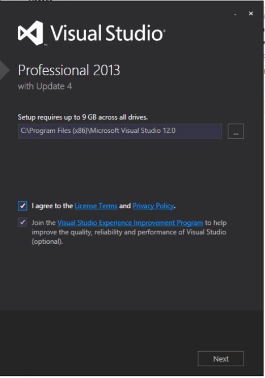 Figure 6 Agree to join the Visual Studio Experience Improvement Program You - photo 8