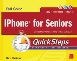 Marty Matthews iPhone for seniors