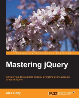 Alex Libby Mastering jQuery