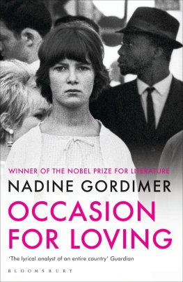 Nadine Gordimer - Occasion for Loving