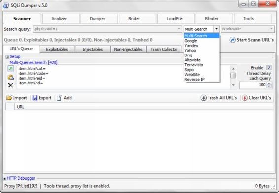 SQLI Dumper is a secret program developed to find out weak security websites - photo 7