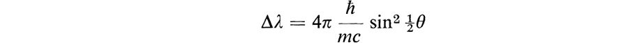 for the change in wavelength in the Compton effect may be cast into a Lorentz - photo 9