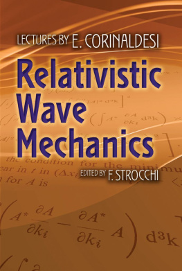 E. Corinaldesi - Relativistic Wave Mechanics