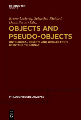 Bruno Leclercq - Objects and Pseudo-Objects