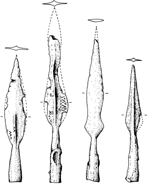Gallic spearheads from Alesia scale 13 Peter A Inker 2007 Gallic - photo 30