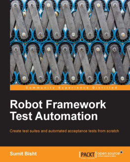 Sumit Bisht - Robot Framework Test Automation