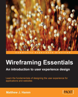 Matthew Hamm - Wireframing Essentials
