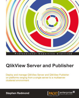 Stephen Redmond - QlikView Server and Publisher