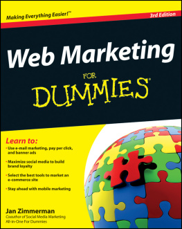 Jan Zimmerman Web Marketing For Dummies