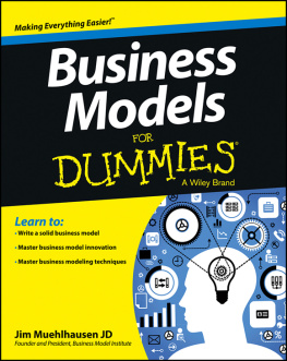 Jim Muehlhausen - Business Models For Dummies