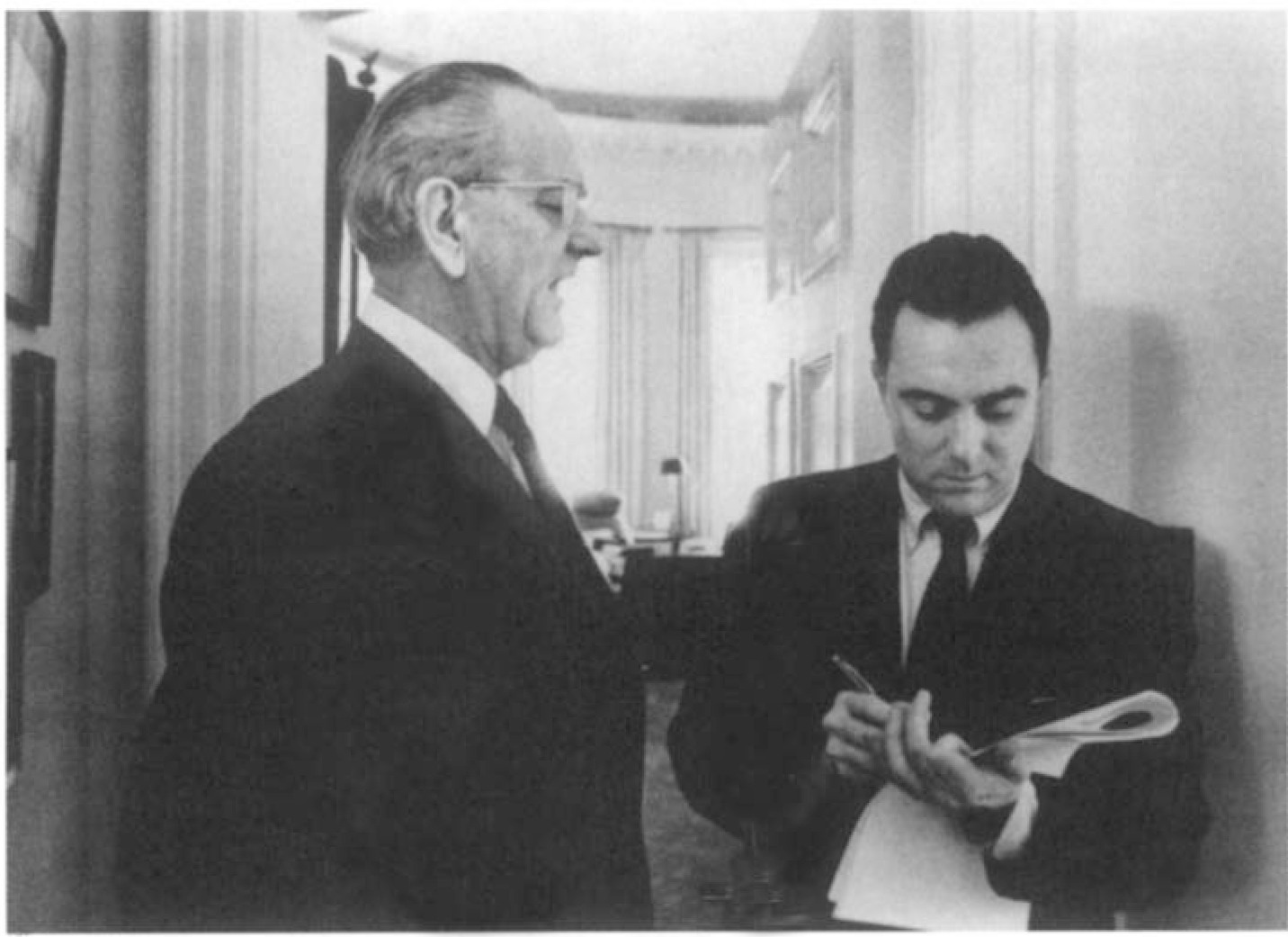 7 LBJ giving me changes to a special message to Congress in January 1966 8 - photo 8