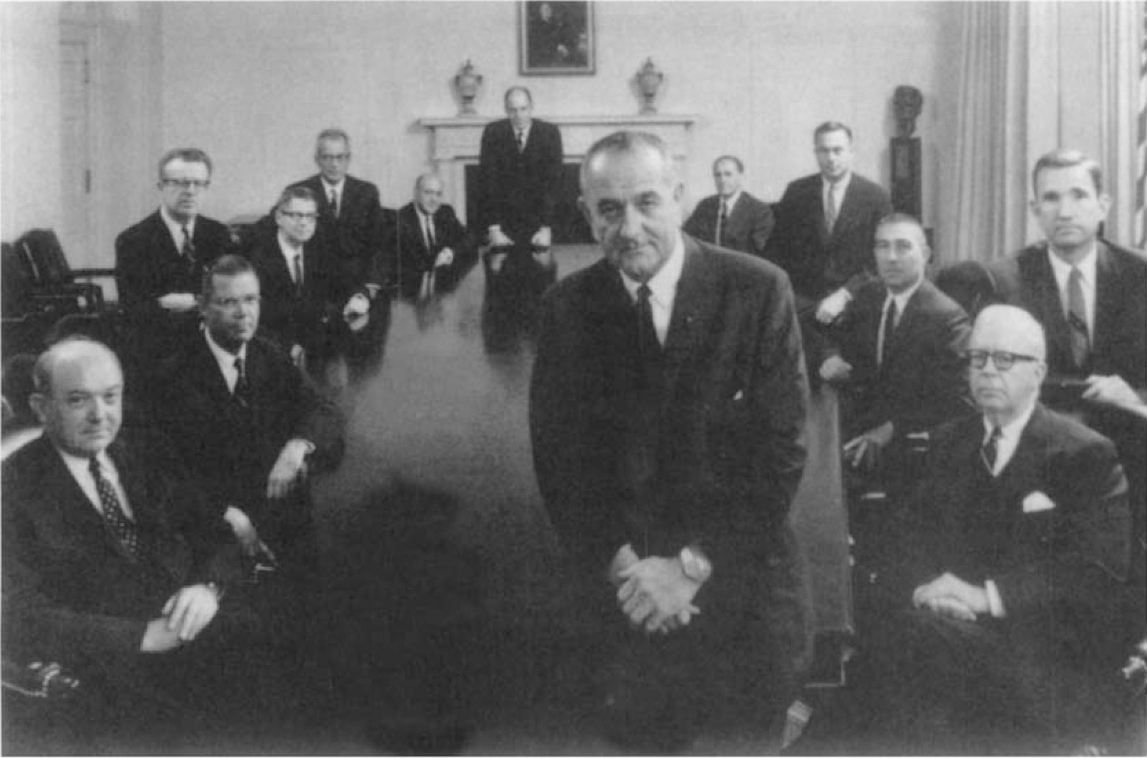 16 A meeting in the Cabinet Room during the Arab-Israeli Six-Day War Chief of - photo 17