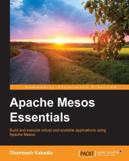 Kakadia - Apache Mesos Essentials